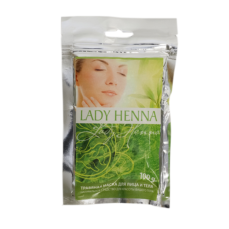 Травяная маска для лица и тела Lady Henna, 100 г.