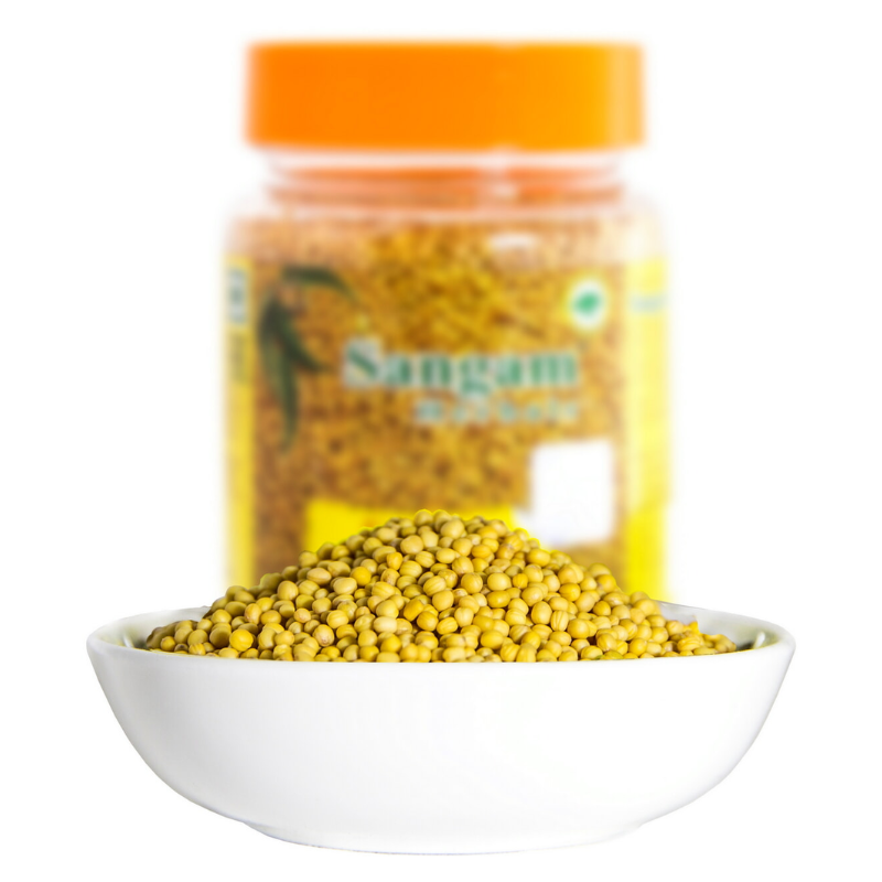 Горчица желтая семена Sangam Herbals, 100 г.