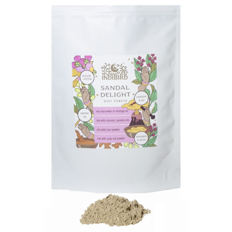 Порошок для тела Сандаловое наслаждение Indibird, 50 г.