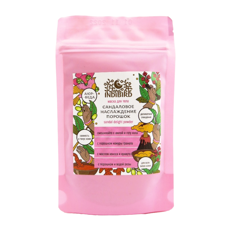 Порошок для тела Сандаловое наслаждение Indibird, 50 г.