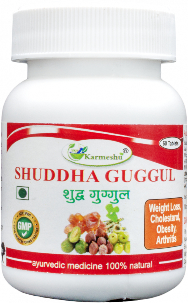 Шуддха гуггул, Shuddha guggul, 60 таб., Karmeshu