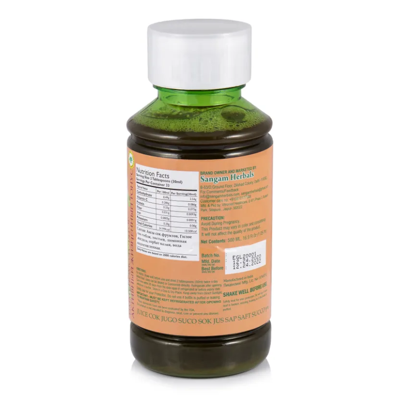 Сок Амла Гилое Sangam Herbals, 500 мл.