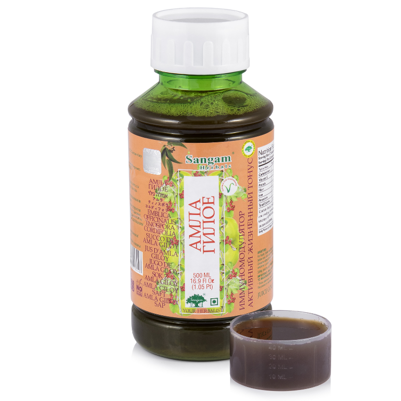 Сок Амла Гилое Sangam Herbals, 500 мл.