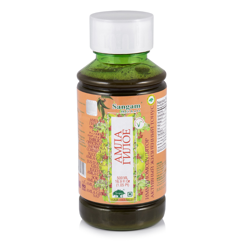 Сок Амла Гилое Sangam Herbals, 500 мл.