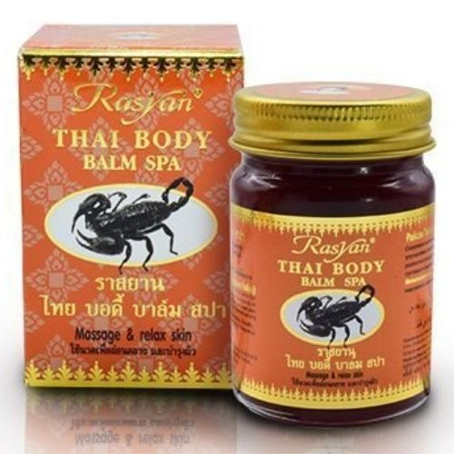 Тайский спа-бальзам для массажа тела с жиром скорпиона Rasyan, 50 г.