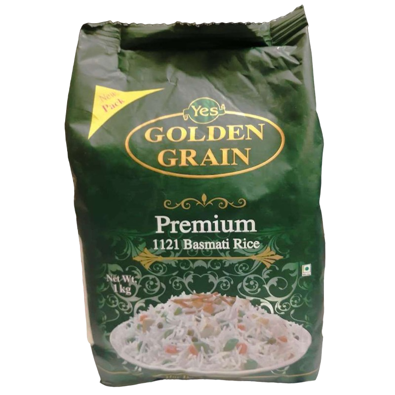 Рис Басмати Белый непропаренный Golden Grain, 1000 г.