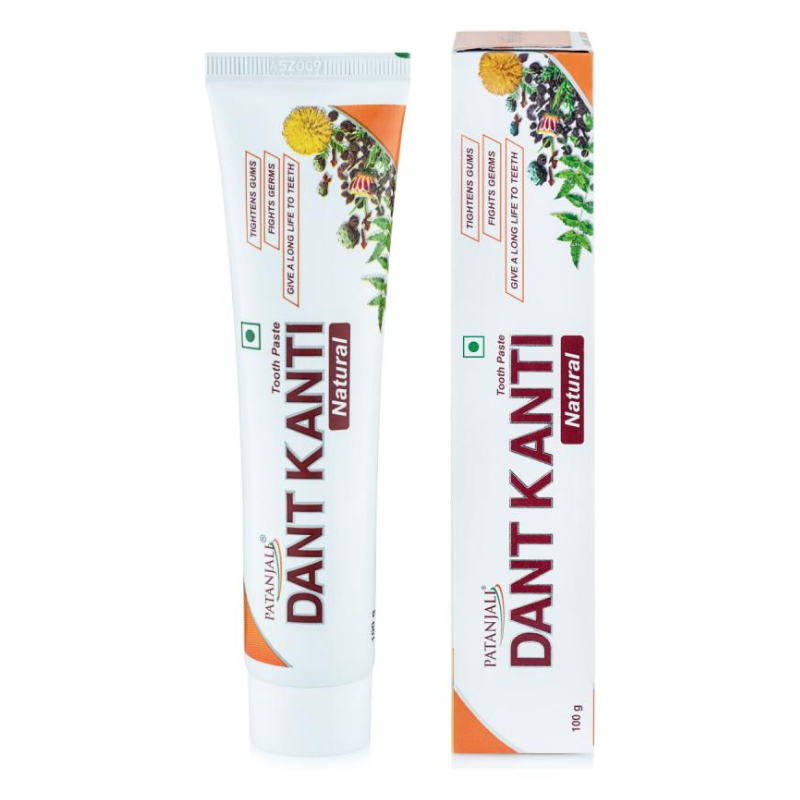 Аюрведическая зубная паста Дент Канти Натурал Patanjali, 100 г.