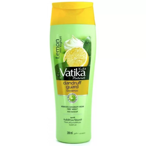 Шампунь против перхоти Лимон и Йогурт Dabur Vatika, 200 мл.