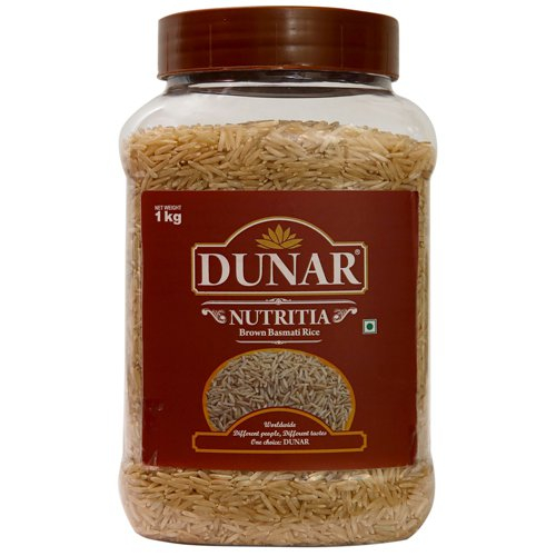 Рис Басмати бурый нешлифованный Dunar Nutritia, 1кг.