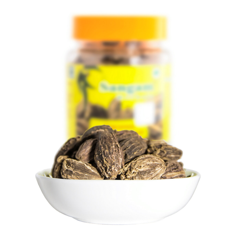 Кардамон черный цельный Sangam Herbals, 50 г.