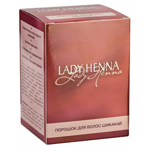 Порошок для волос Шикакай Lady Henna, 12 саше по 10 г.