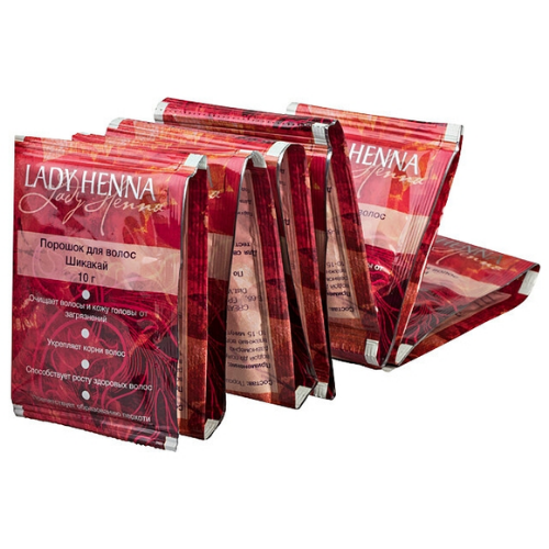 Порошок для волос Шикакай Lady Henna, 12 саше по 10 г.