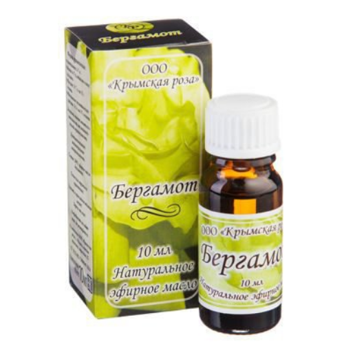 Масло эфирное БЕРГАМОТ, 10 мл.