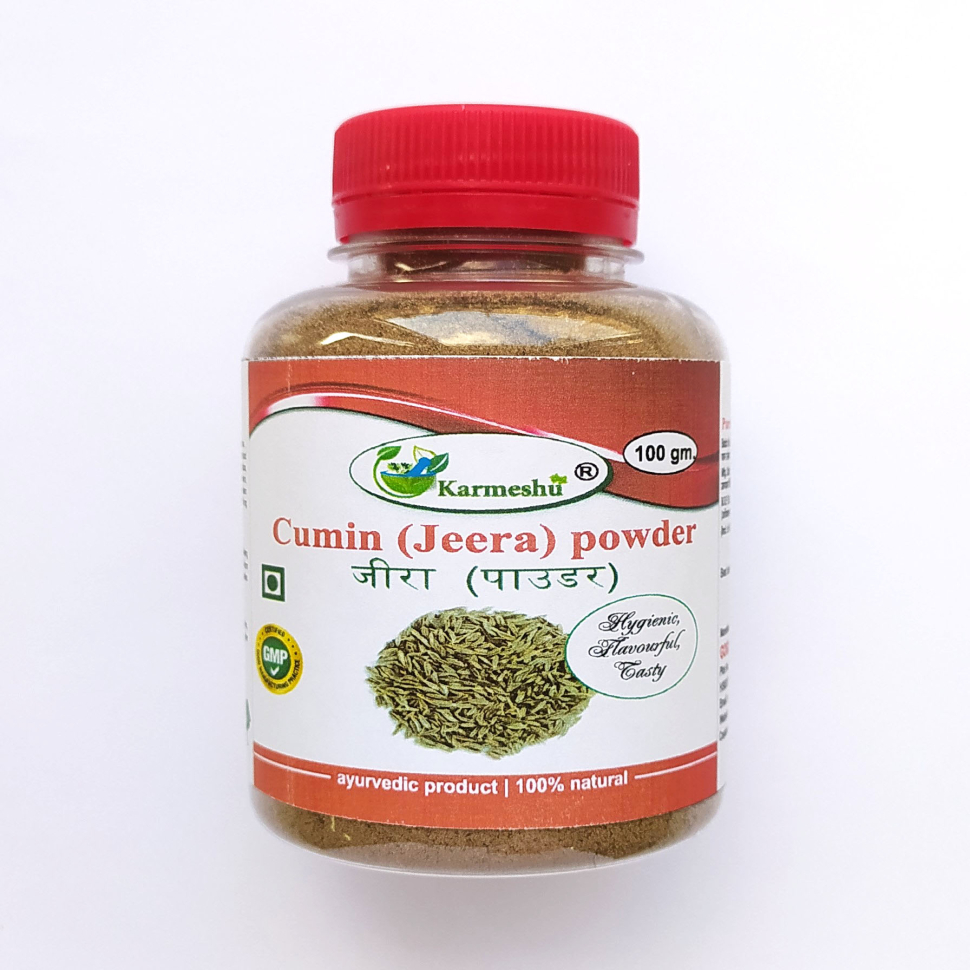 Кумин (Зира) молотый, Cumin/Jeera powder, 100 г, Karmeshu