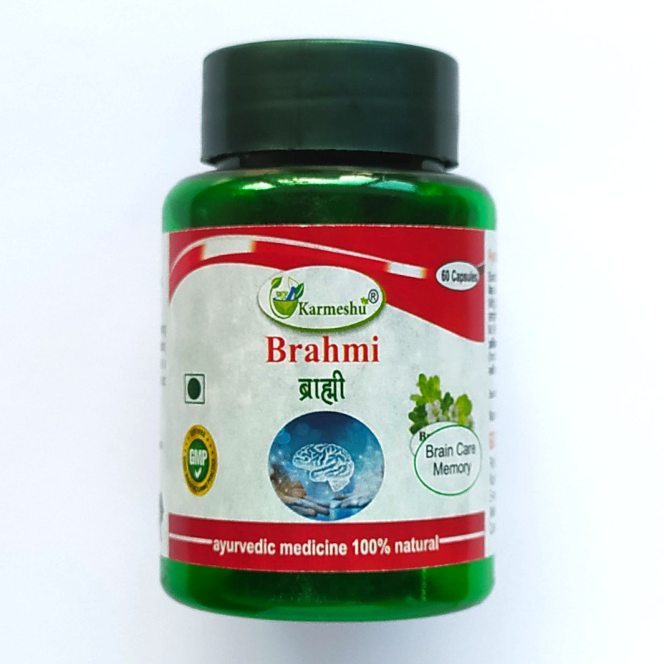 Брами (Брахми), Brahmi, 500 мг, 60 капс., Karmeshu