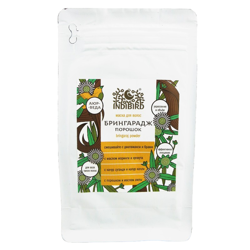 Порошок-маска для волос Брингарадж Indibird, 200 г.