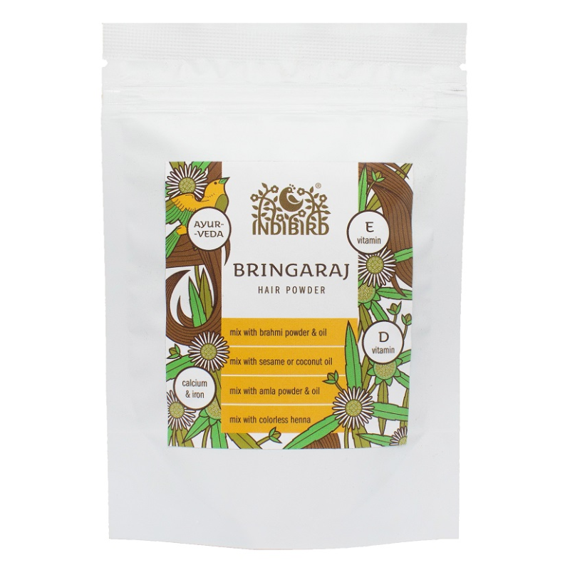 Порошок-маска для волос Брингарадж Indibird, 50 г.