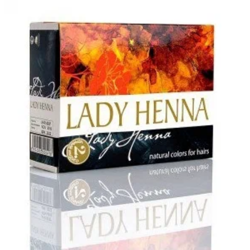 Краска для волос на основе хны №2 Черный индиго Lady Henna, 6 х 10 г.