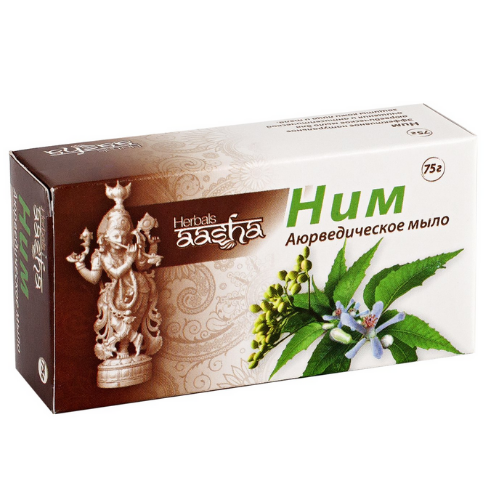 Аюрведическое мыло Ним Aasha Herbals, 75 г.