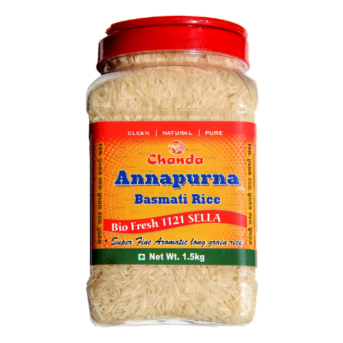 Рис Басмати Селла пропаренный Chanda, 1500 г.