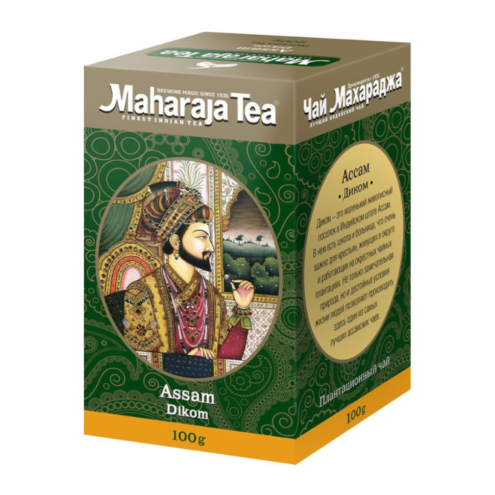 Чай черный рассыпной Ассам Диком Maharaja, 100 г.