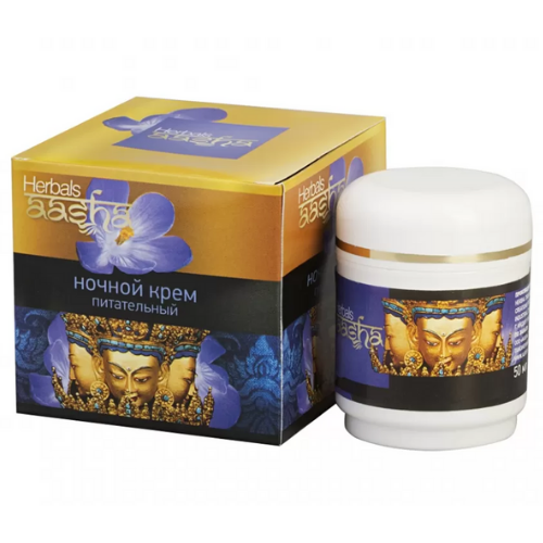 Ночной питательный крем для лица Aasha Herbals, 50 мл.