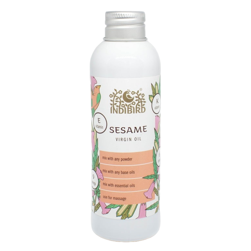 Кунжутное масло холодного отжима Indibird, 150 мл.