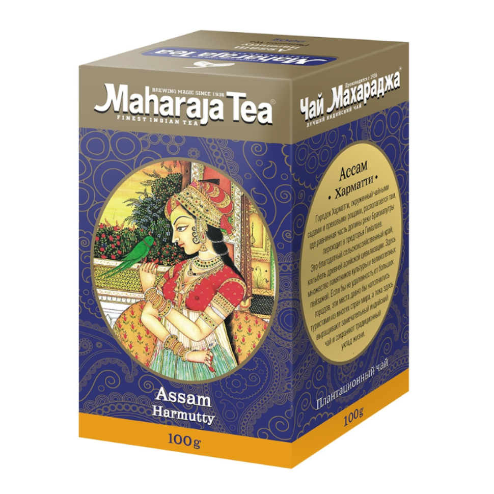Чай черный рассыпной Ассам Харматти Maharaja, 100 г.