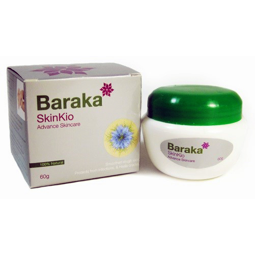 Натуральный крем для рук Скин-Кио с маслом кокоса, мускатного ореха и черного тмина Baraka, 60 г.
