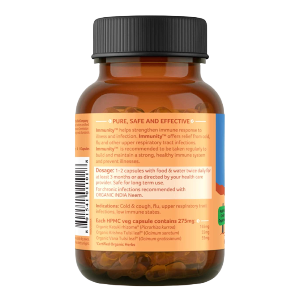 Иммунити Organic India, 60 кап.
