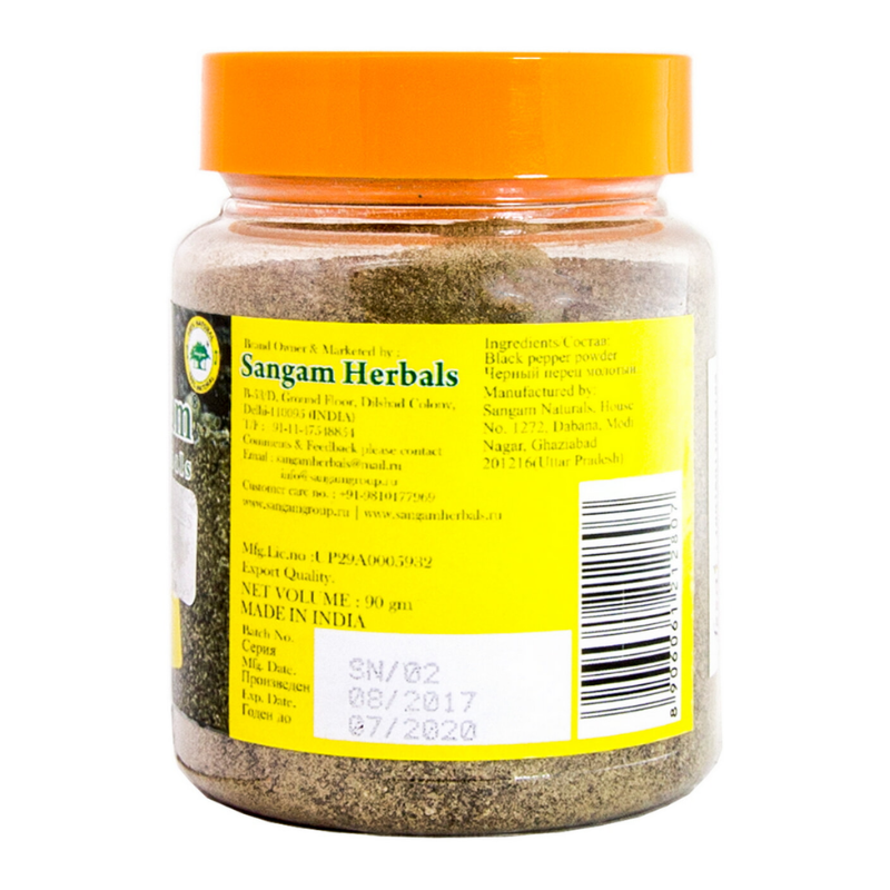 Перец черный молотый Sangam Herbals, 90 г.