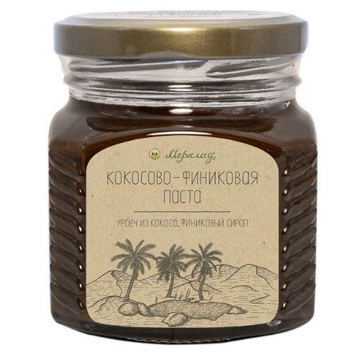 Кокосово-финиковая паста Мералад, 230 г.