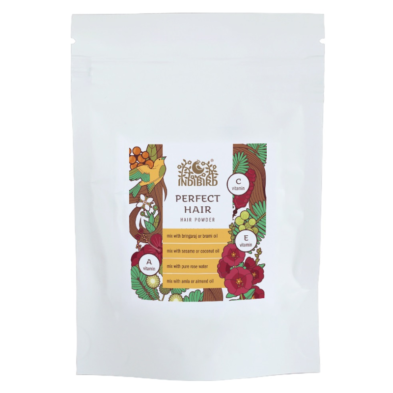 Травяная маска-шампунь «Совершенные волосы» Indibird, 100 г.