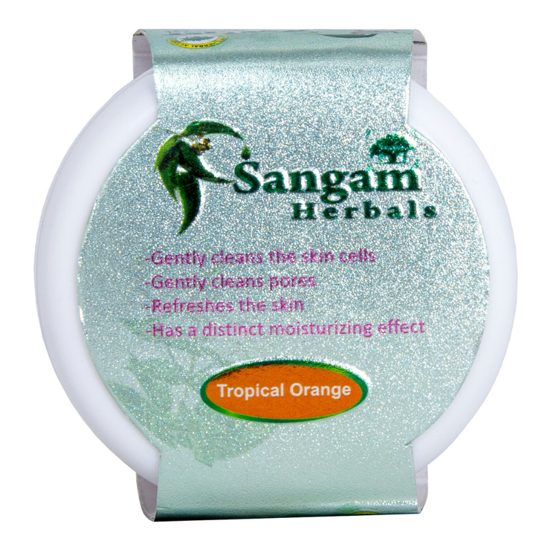 Аюрведический Убтан для лица «Тропический апельсин» Sangam Herbals, 40 г.