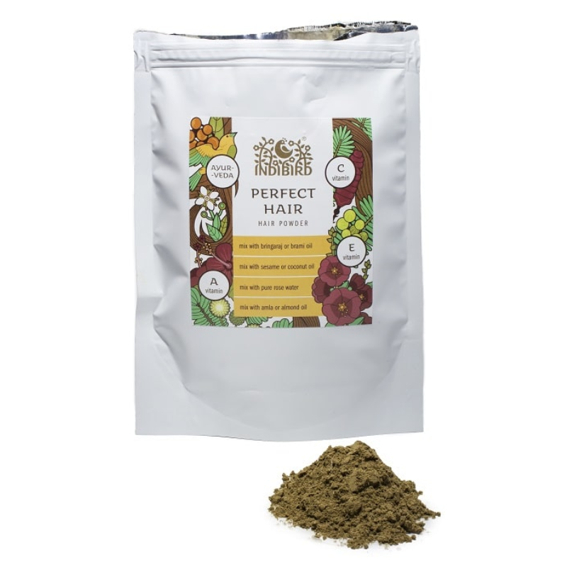 Травяная маска-шампунь «Совершенные волосы» Indibird, 50 г.