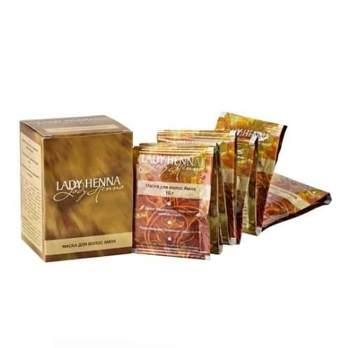 Маска для волос Амла Lady Henna, 12 саше по 10 г.