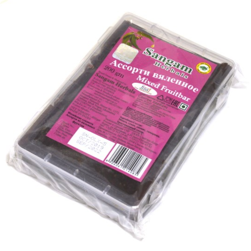 Ассорти из вяленых фруктов Sangam Herbals, 200 г.