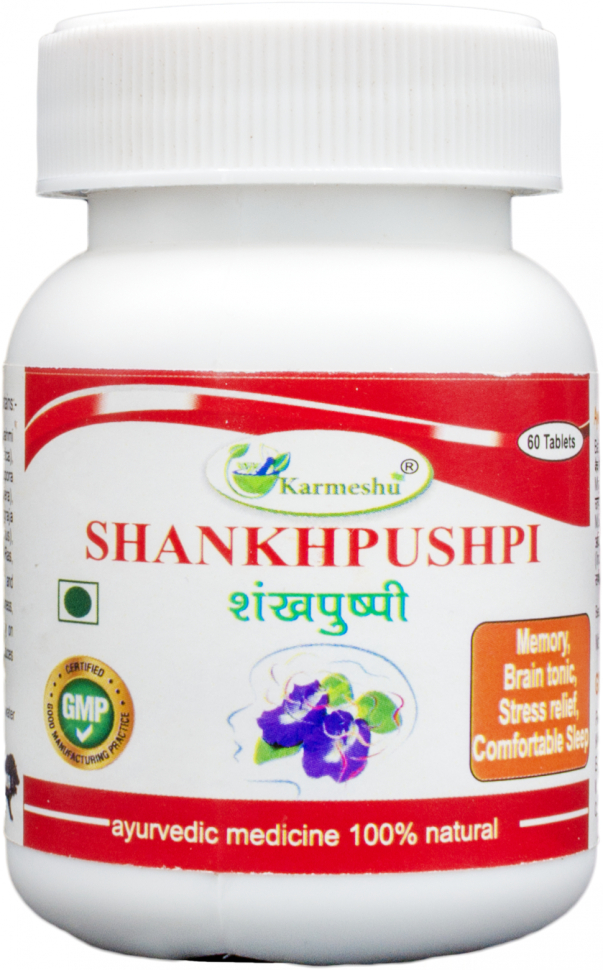 Шакхпушпи (Шанкапушпи), Shankhpushpi, 60 таб., Karmeshu
