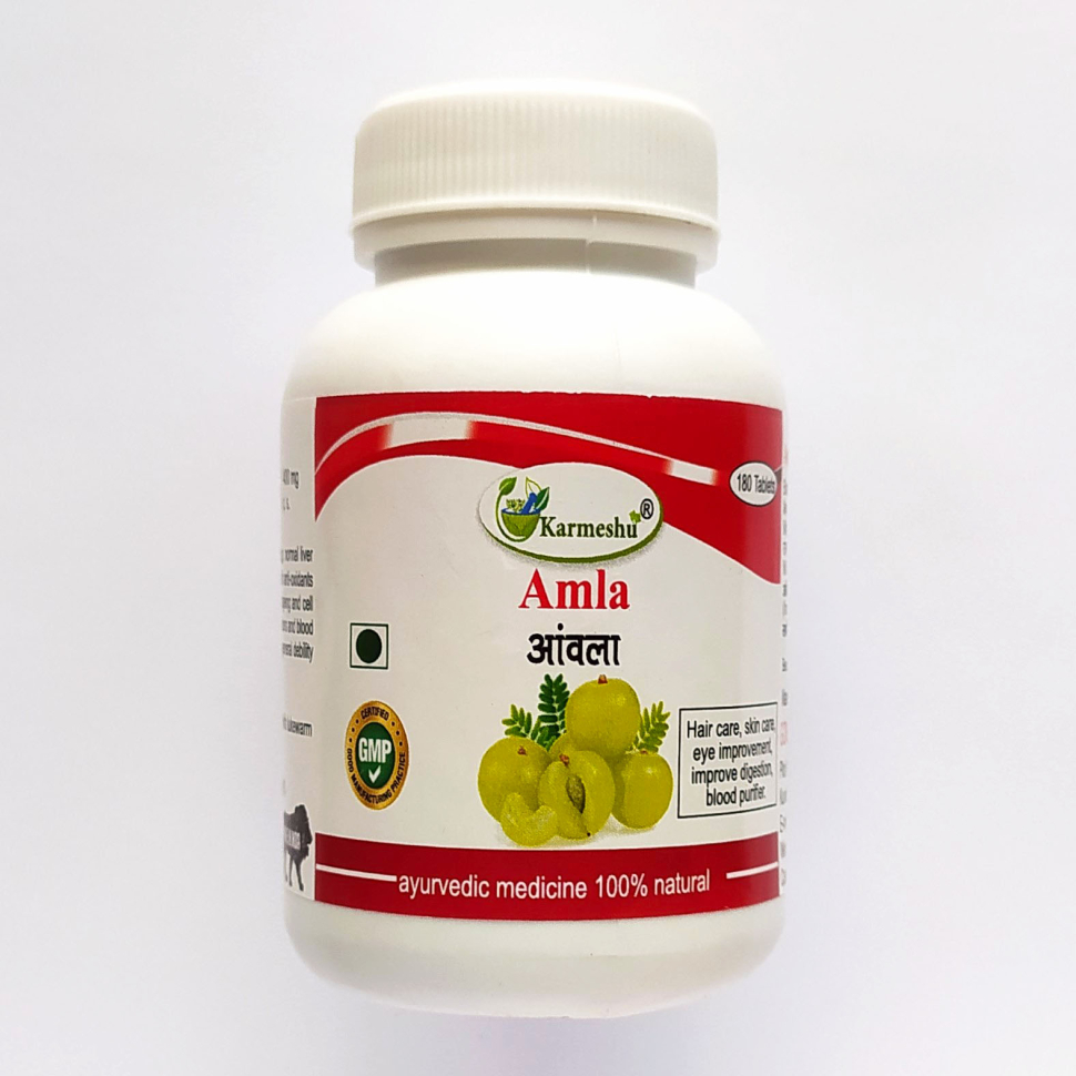 Амла, Amla, 500 мг, 180 таб., Karmeshu