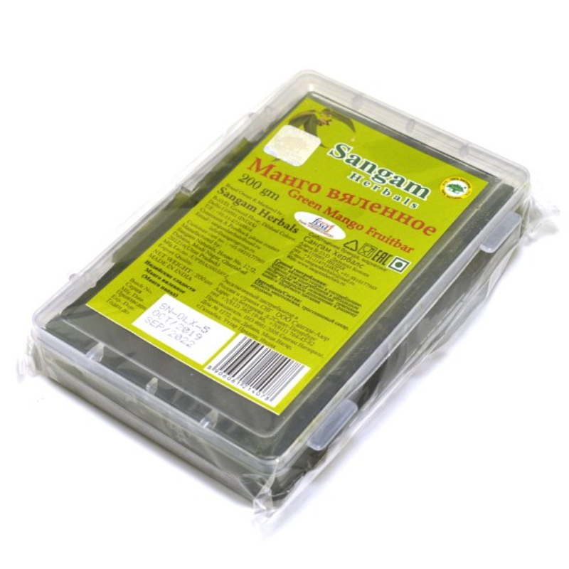 Манго вяленое зелёное Sangam Herbals, 200 г.