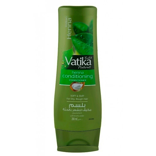 Кондиционер для сухих и поврежденных волос «Индийская Хна» Dabur Vatika, 200 мл.