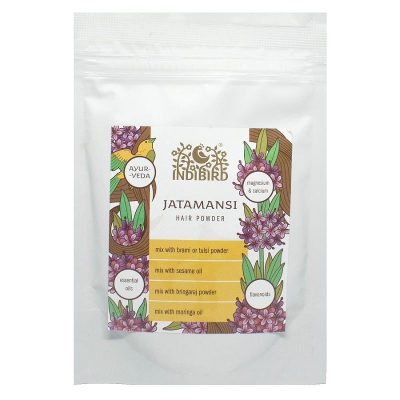 Маска-порошок для кожи и волос Джатаманси Indibird, 50 г.