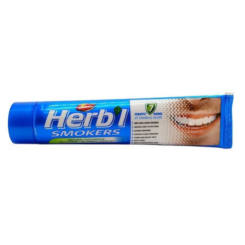 Зубная паста Хербл для курящих Dabur, 150 г. + зубная щетка
