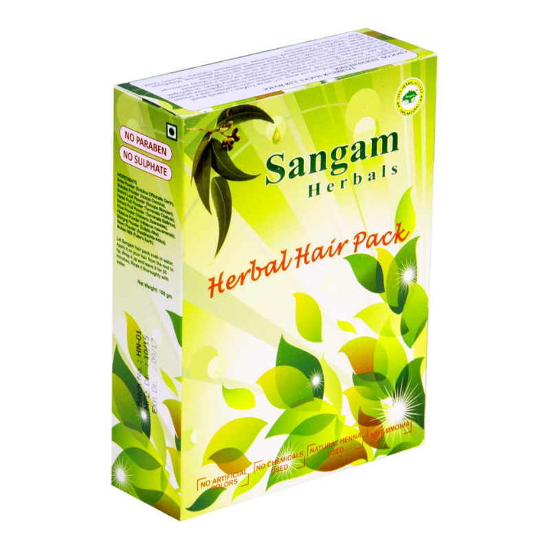 Травяная маска для волос Sangam Herbals, 100 г.