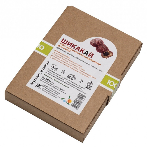 Натуральный кондиционер для волос Шикакай Мыльные орехи, 100 г.