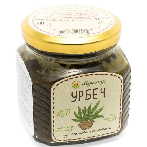 Урбеч из семян конопли Мералад, 230 г.