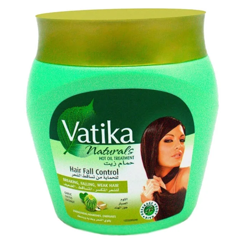 Маска «Кактус и Чеснок» Контроль выпадения волос Dabur Vatika, 500 г.
