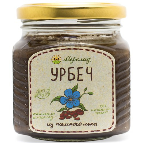 Урбеч из темного льна Мералад, 230 г.