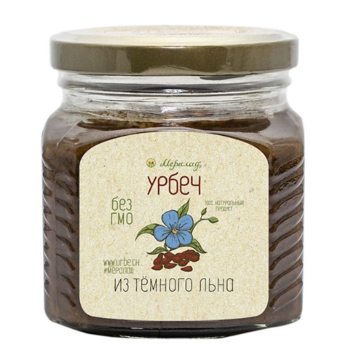 Урбеч из темного льна Мералад, 230 г.