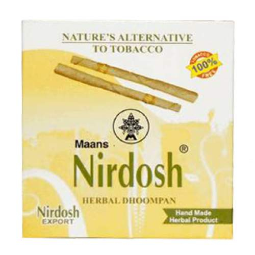 Аюрведический ингалятор без табака и без фильтра Nirdosh, 20 шт.